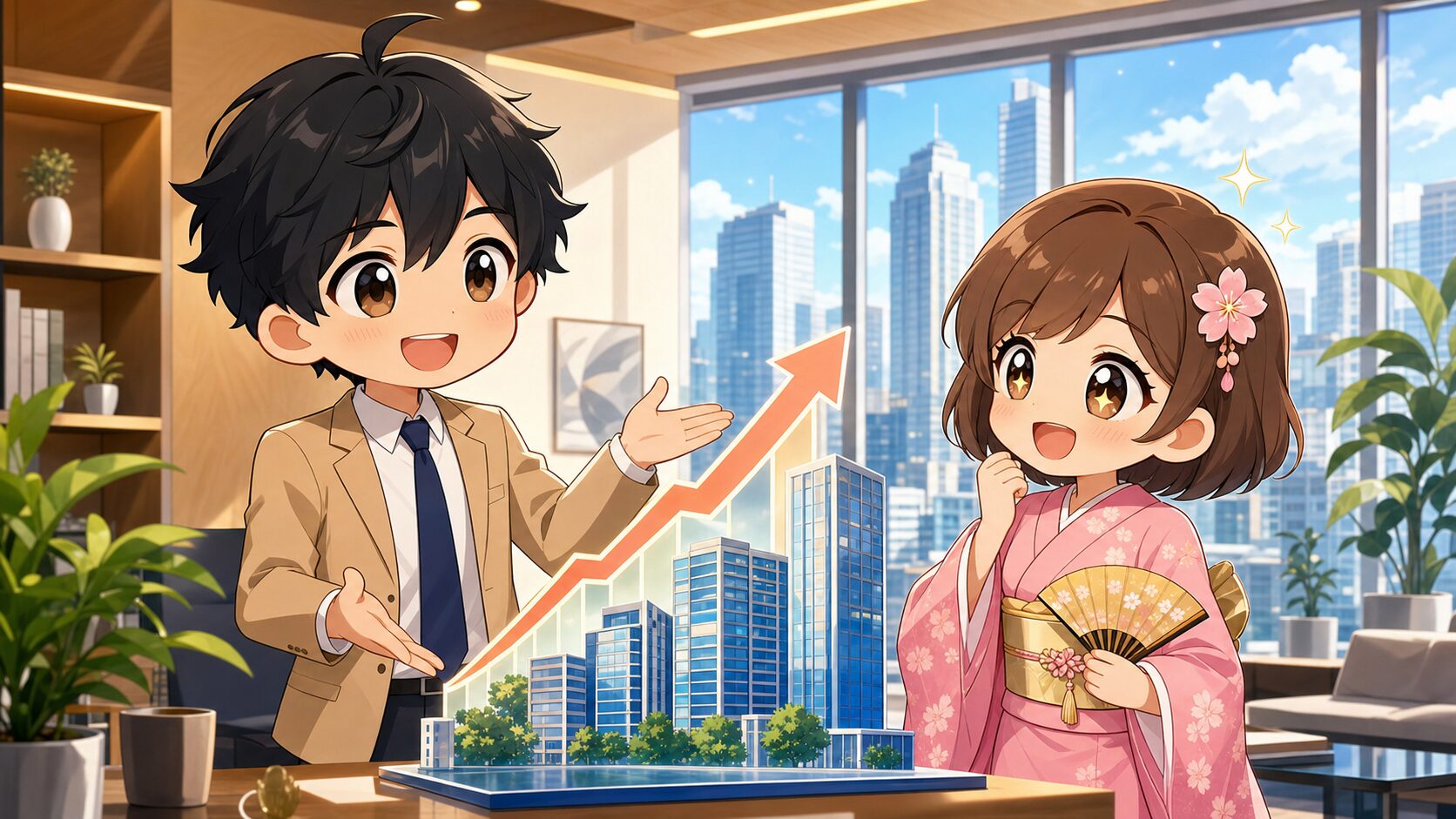M&A業界への転職を解説するサクラとマサキ