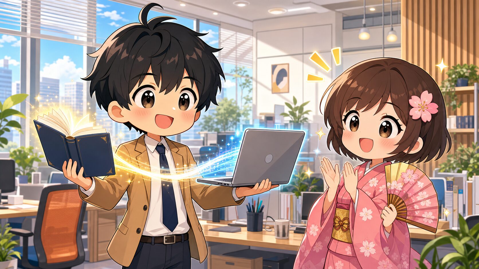 文系からのIT転職を応援するサクラとマサキ
