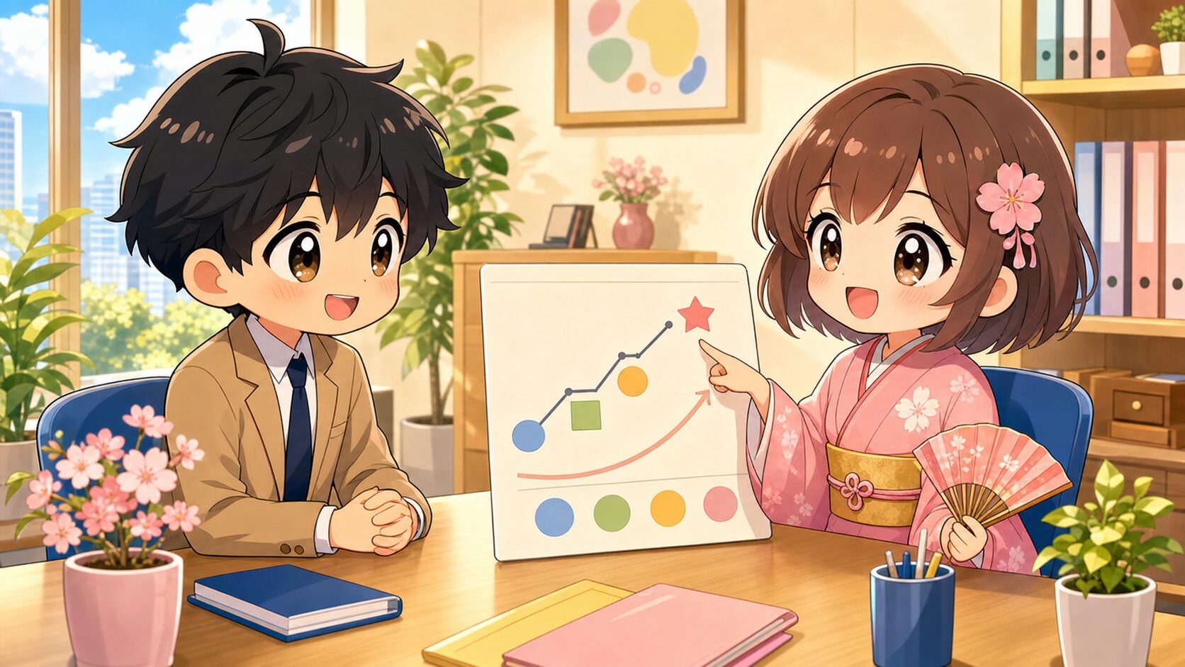 キャリアアドバイザーの仕事を紹介するMASAKIとSAKURA