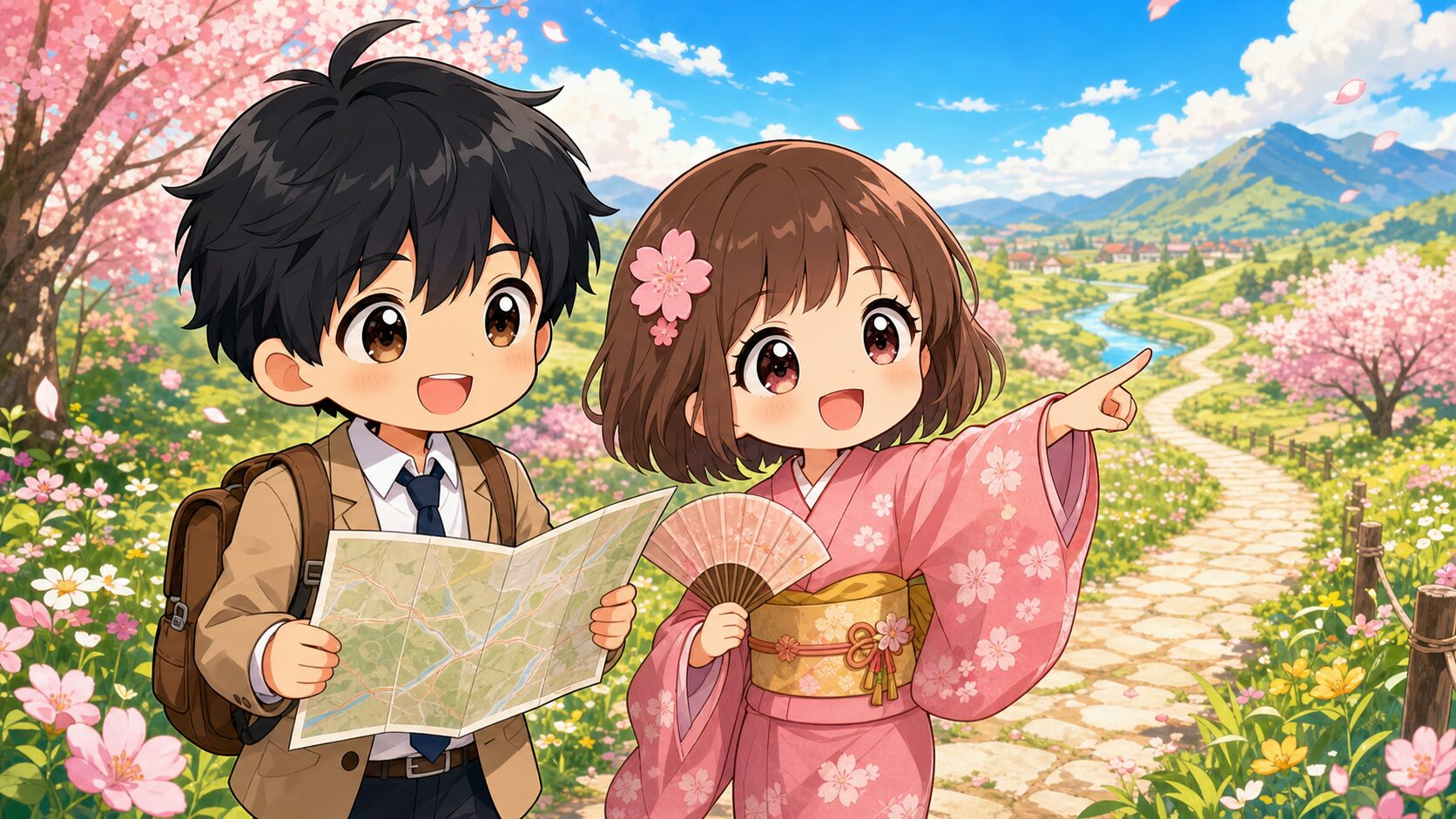 転職活動のロードマップを見ながら最初の一歩を踏み出すMASAKIとSAKURA