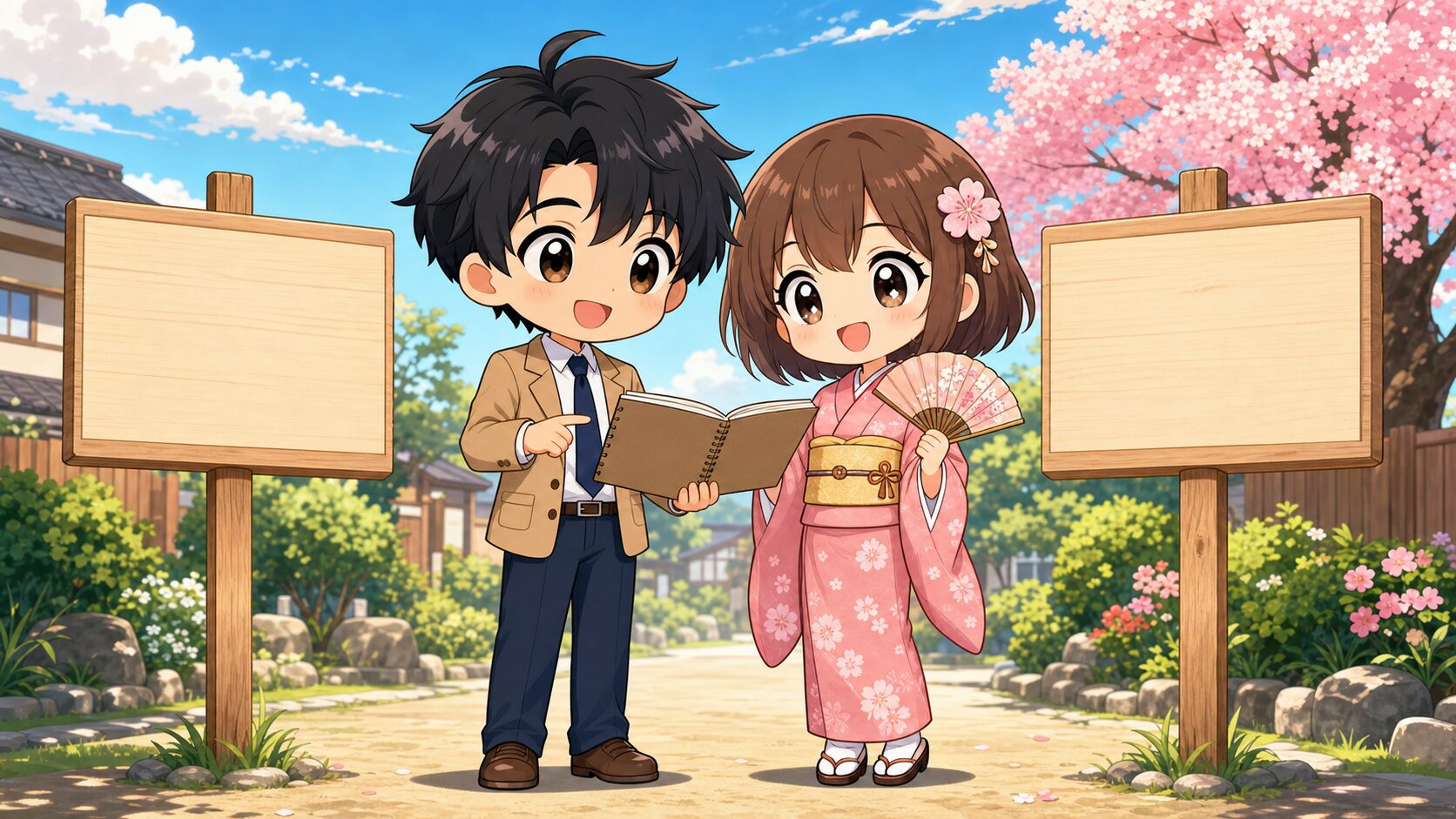NISAとiDeCoを比べるサクラとマサキ