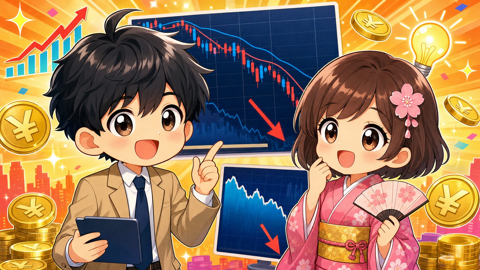 日経平均が一時1600円超ダウン！半導体株に何が起きた？