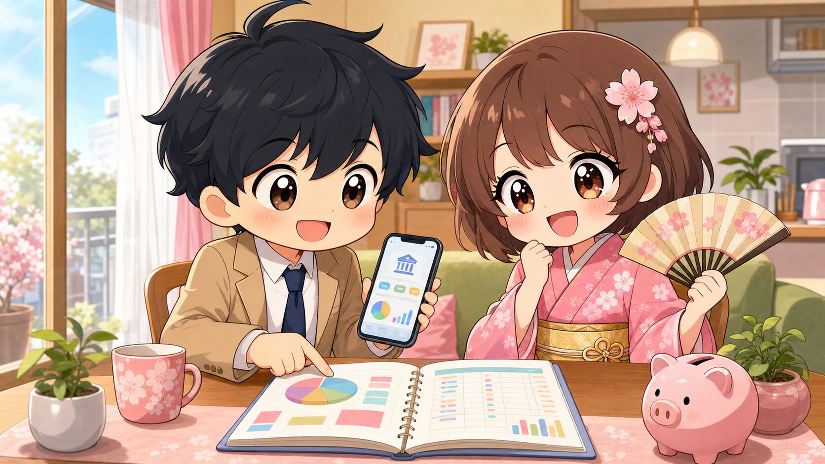 手取り20万円の家計簿を一緒に見直すMASAKIとSAKURA