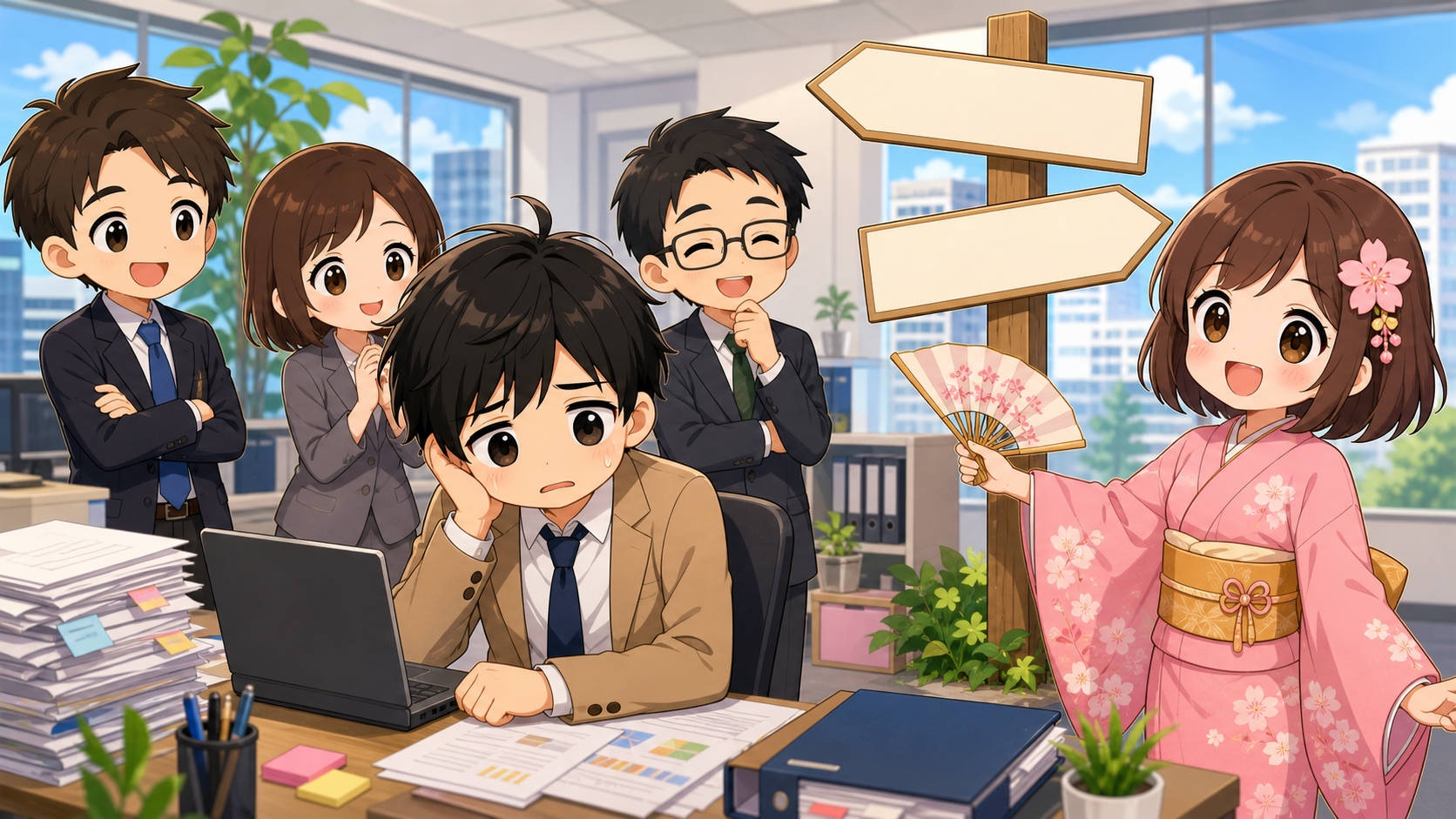 客先常駐で疲れたMASAKIに、キャリアの分かれ道を指し示すSAKURA